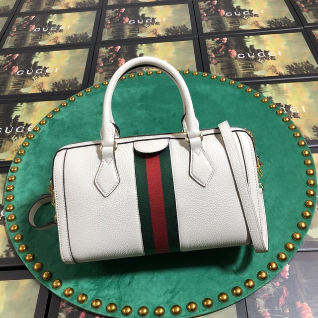 Gucci女包 524589 古馳牛皮手提包 Gucci枕頭包 Gucci女士手袋  gqy1089